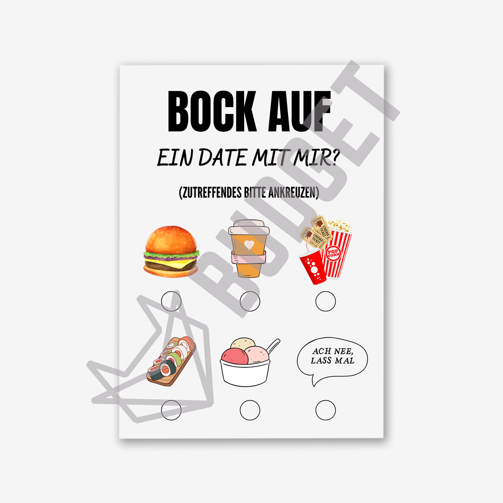 Bock auf ein Date?