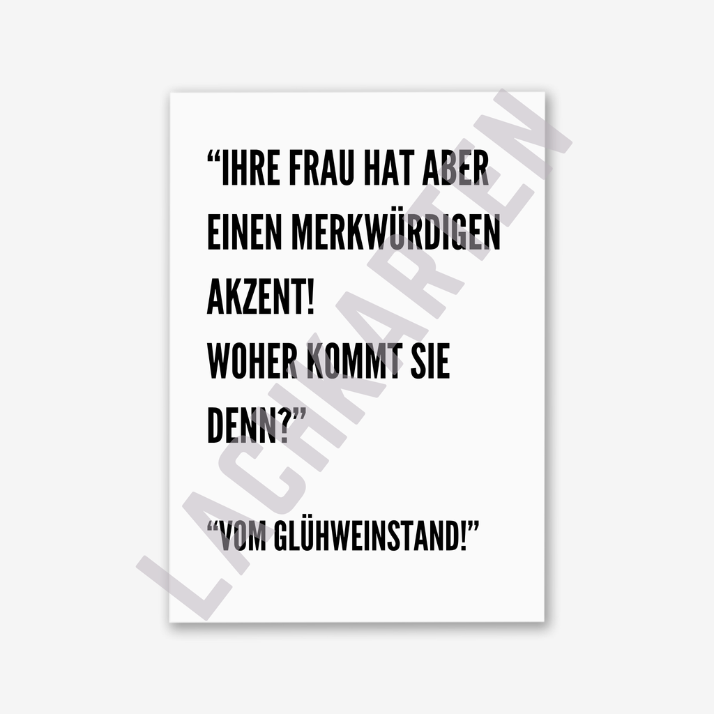 Merkwürdiger Akzent