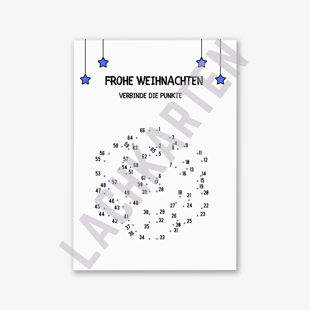 Schneeflocke punktiert