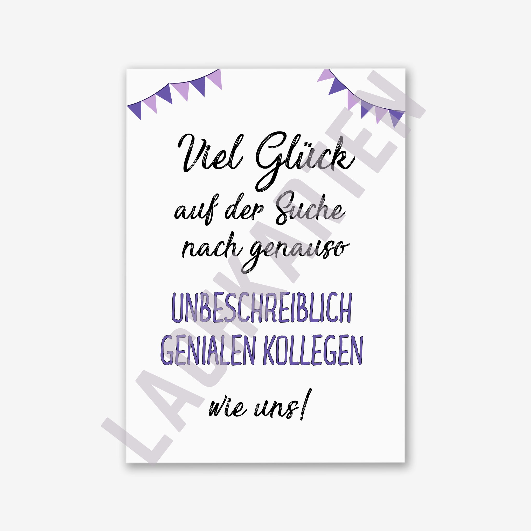 Viel Glück auf der Suche