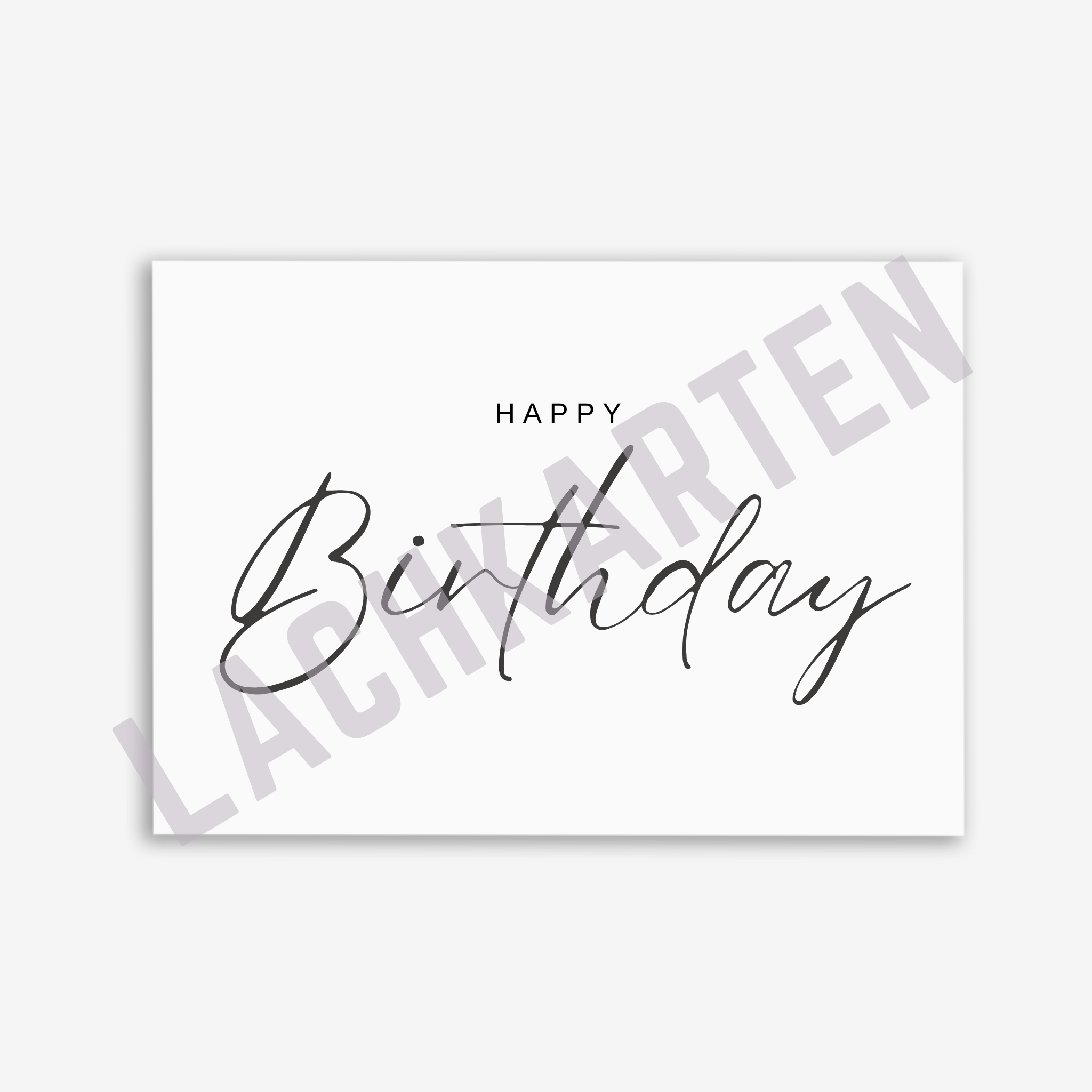 Happy Birthday Simple