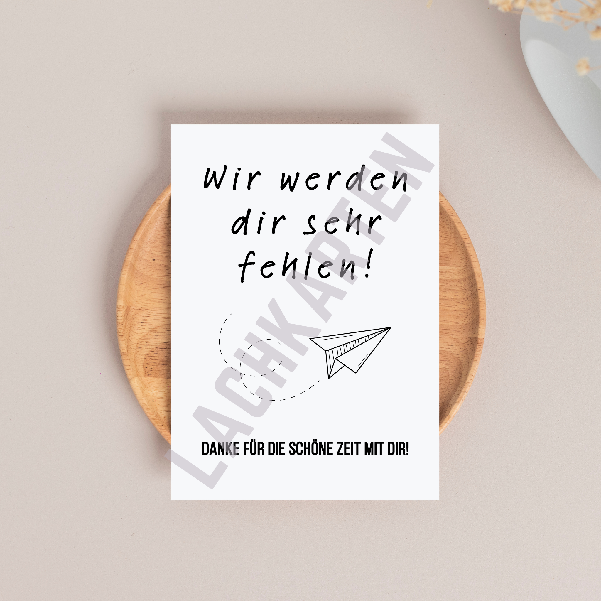 Wir werden dir fehlen