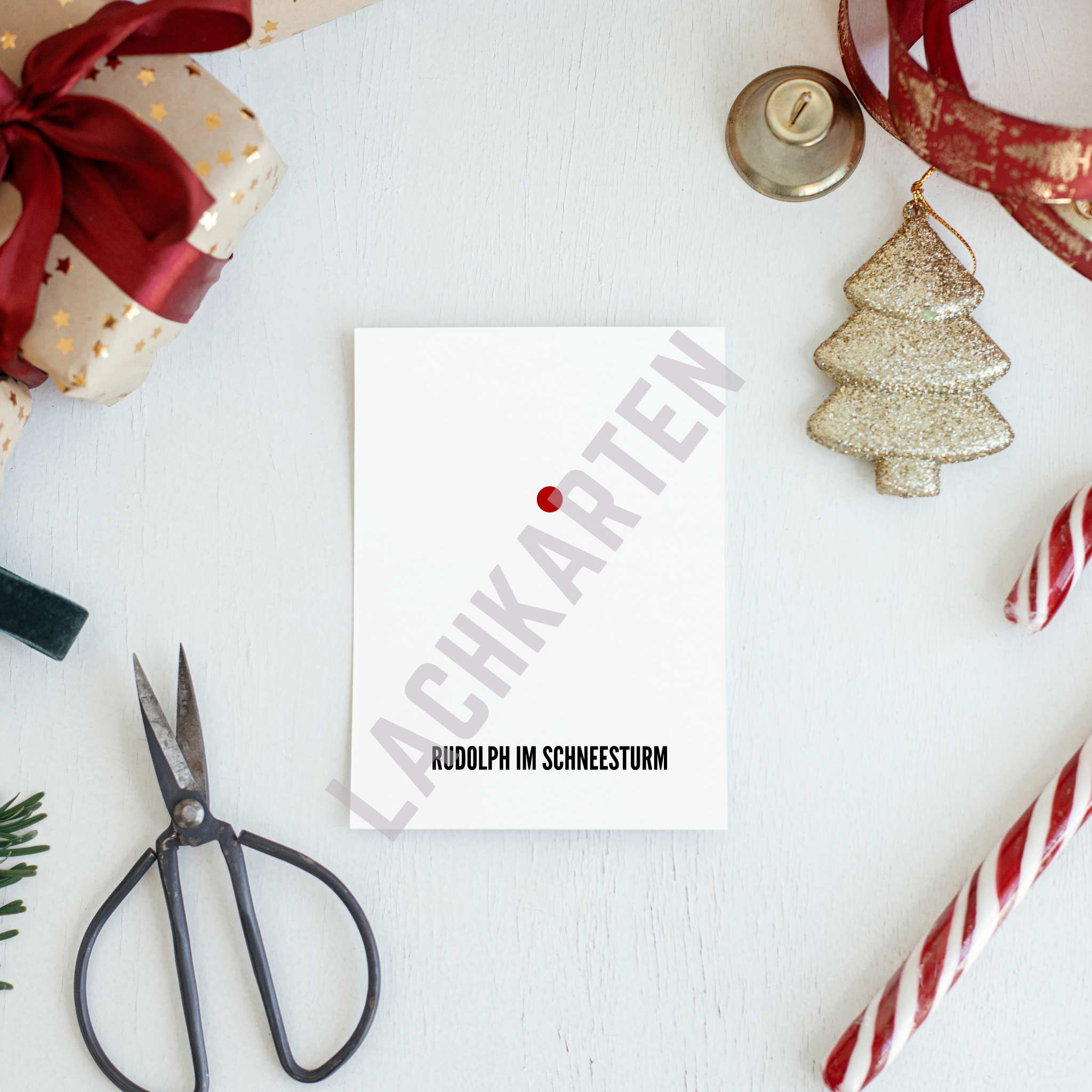 Rudolph im Schneesturm