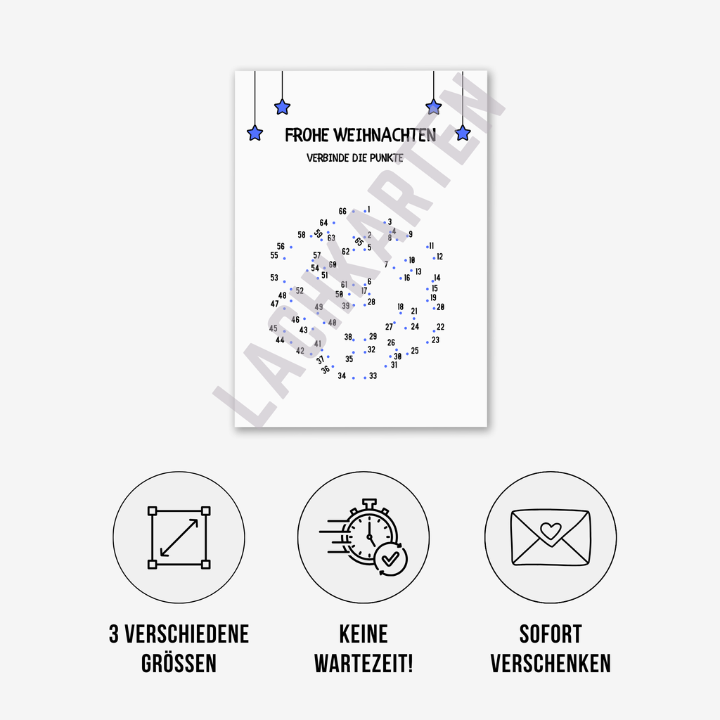 Schneeflocke punktiert