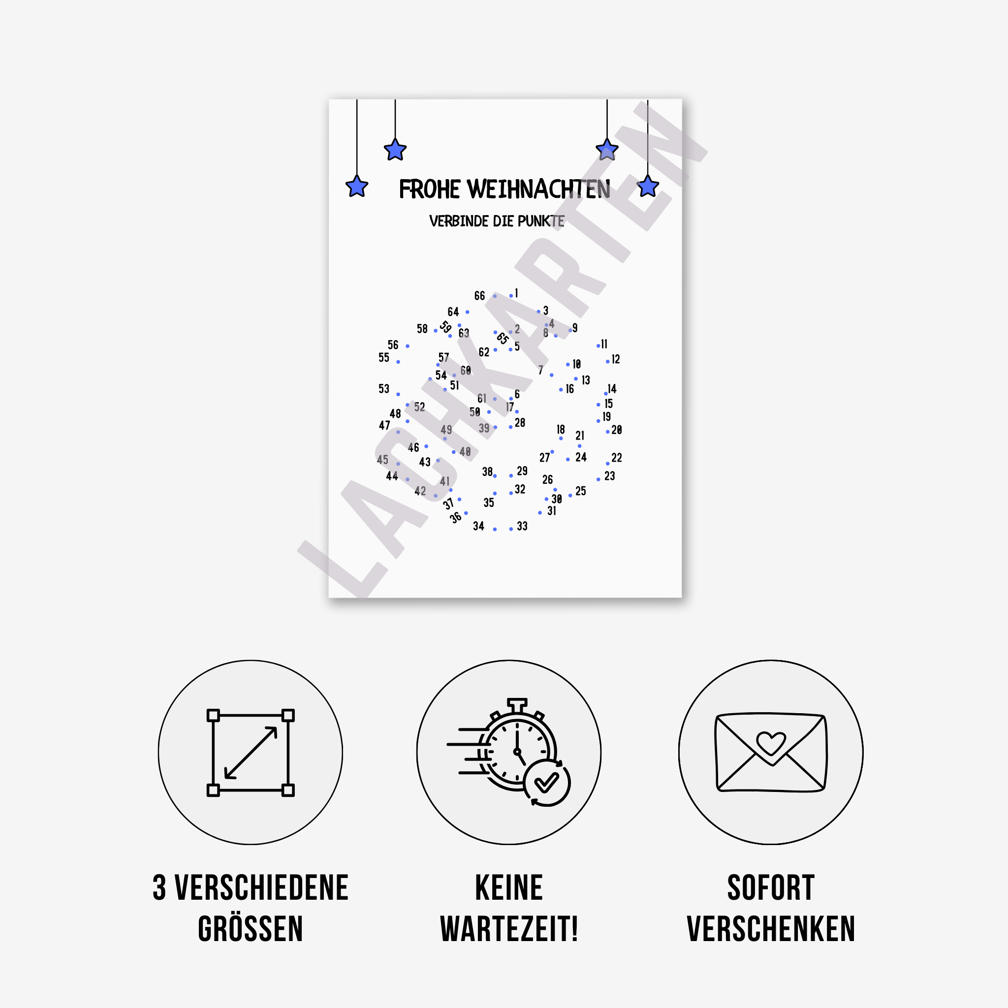 Schneeflocke punktiert