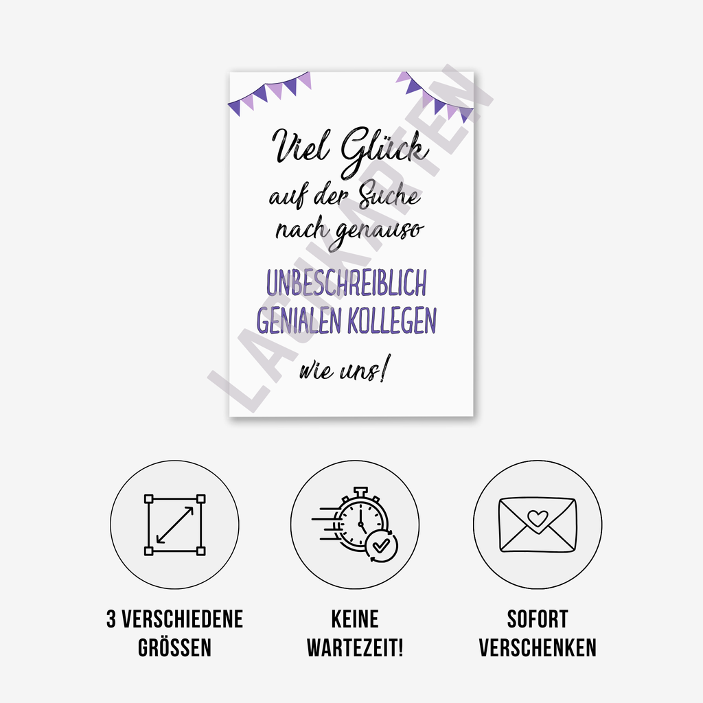 Viel Glück auf der Suche