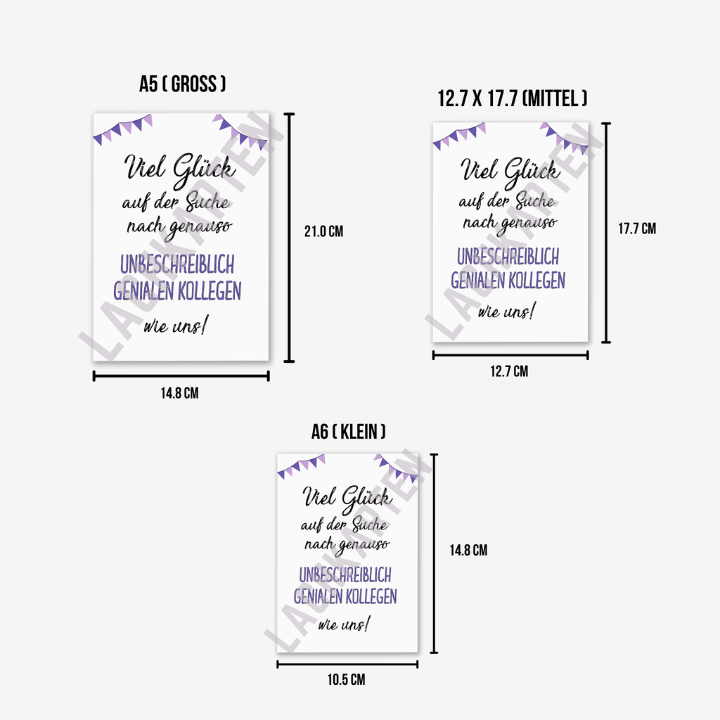 Viel Glück auf der Suche