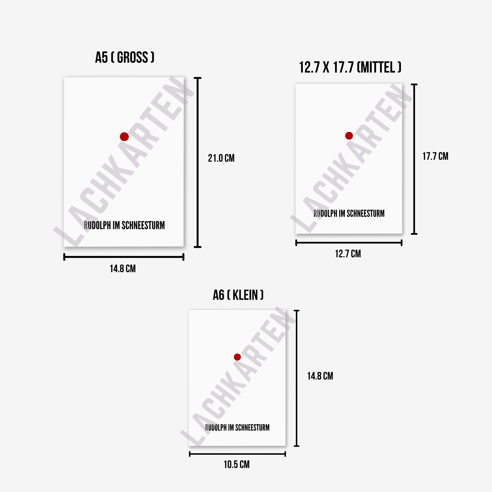 Rudolph im Schneesturm
