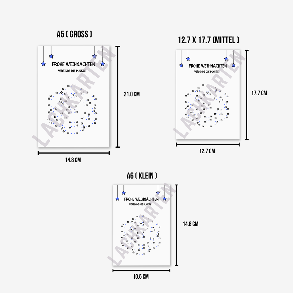 Schneeflocke punktiert