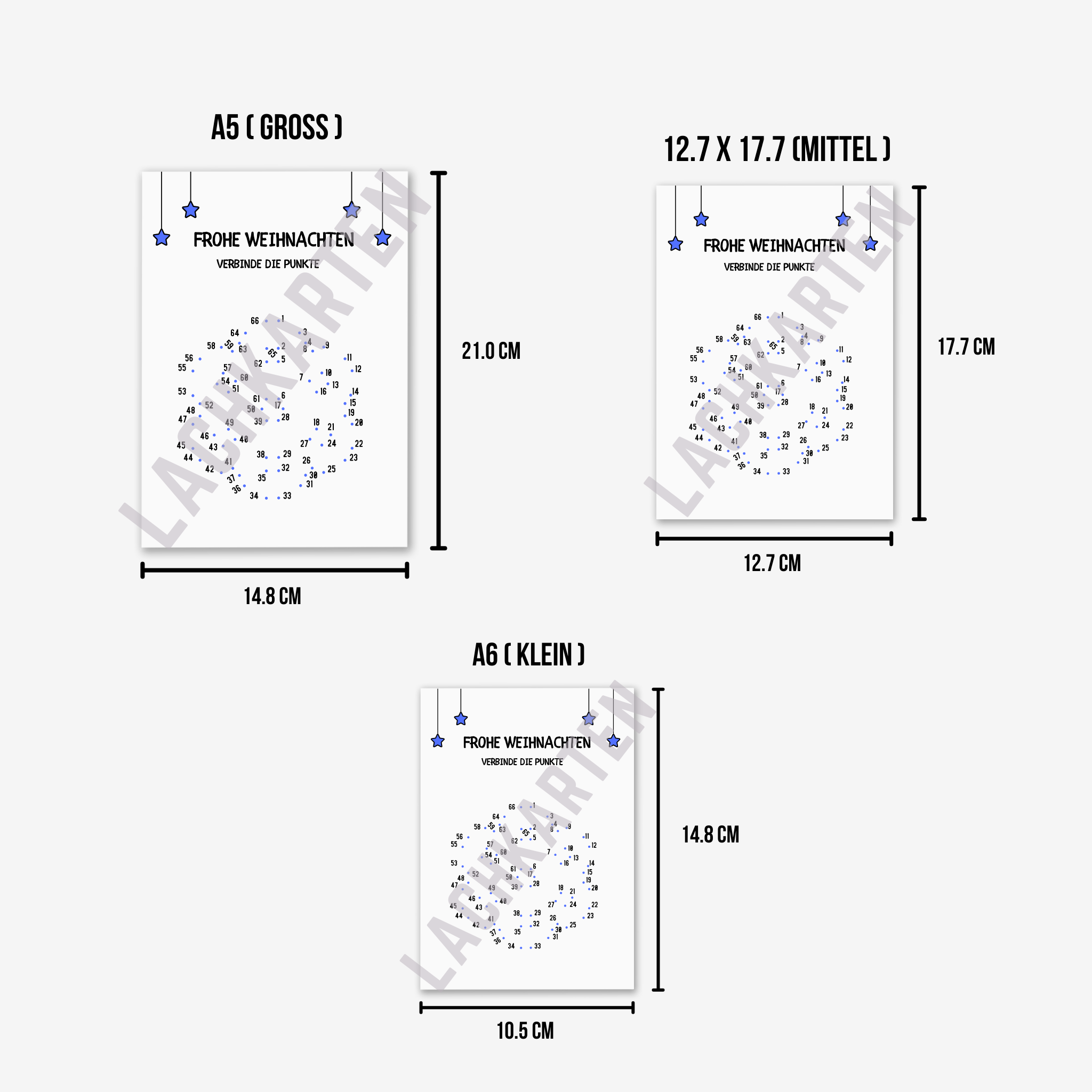 Schneeflocke punktiert