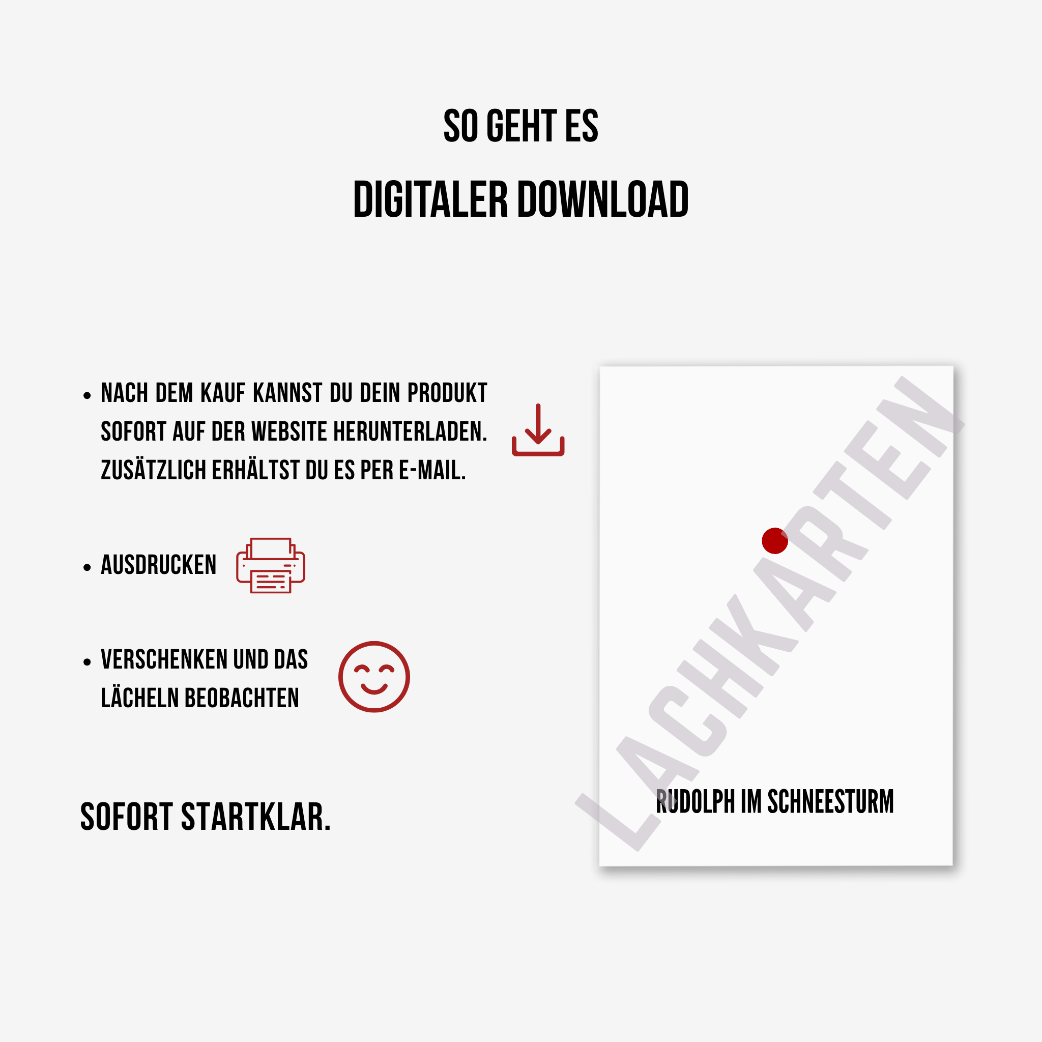 Rudolph im Schneesturm