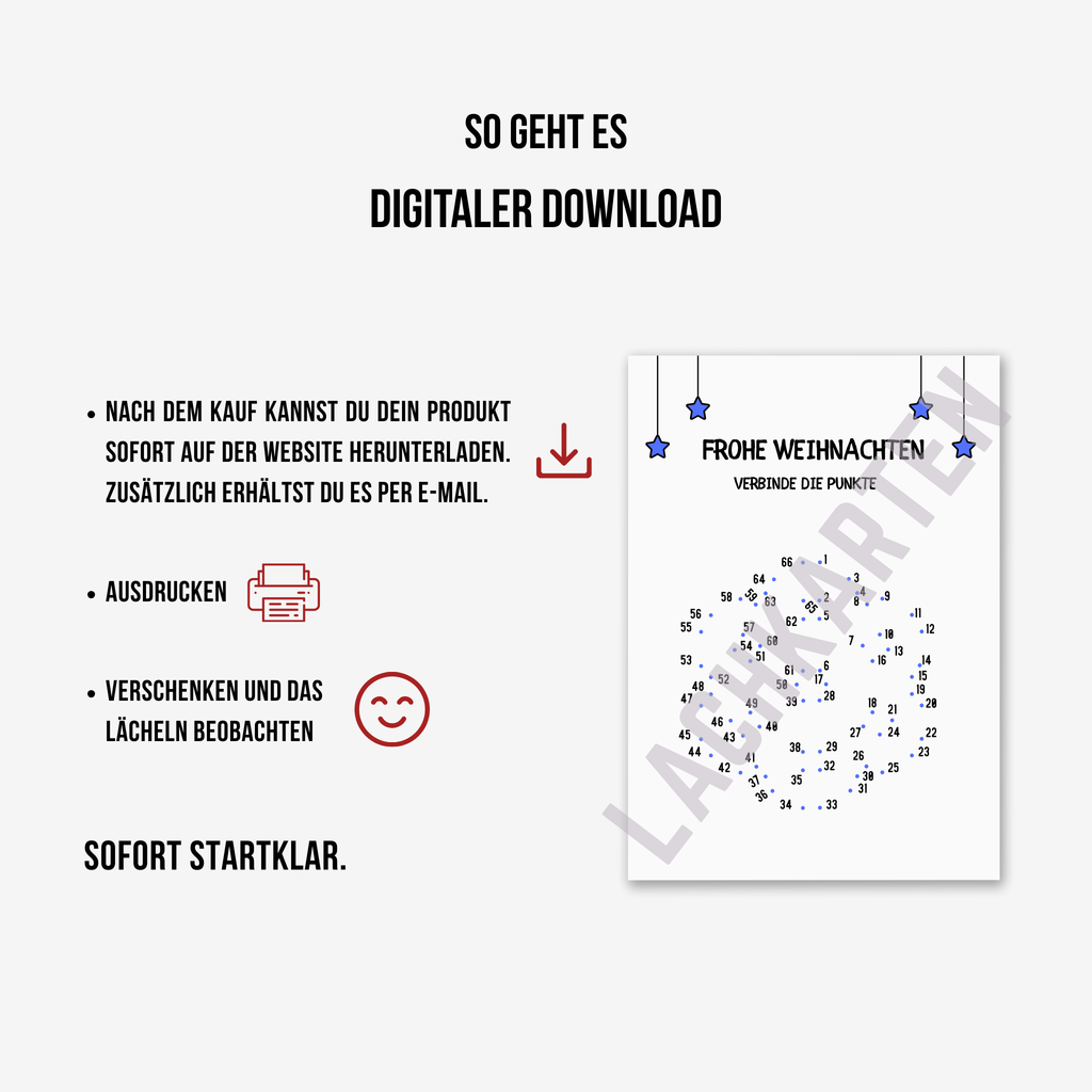 Schneeflocke punktiert