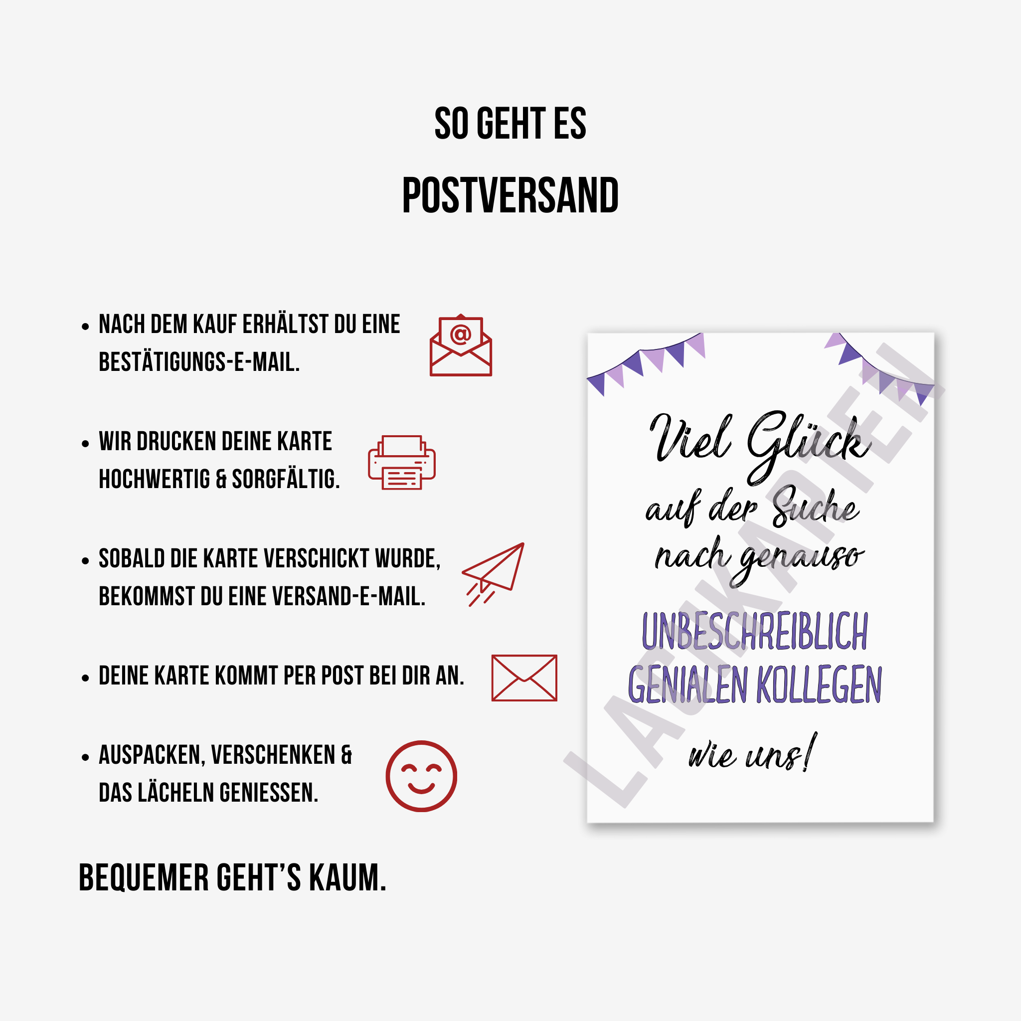 Viel Glück auf der Suche