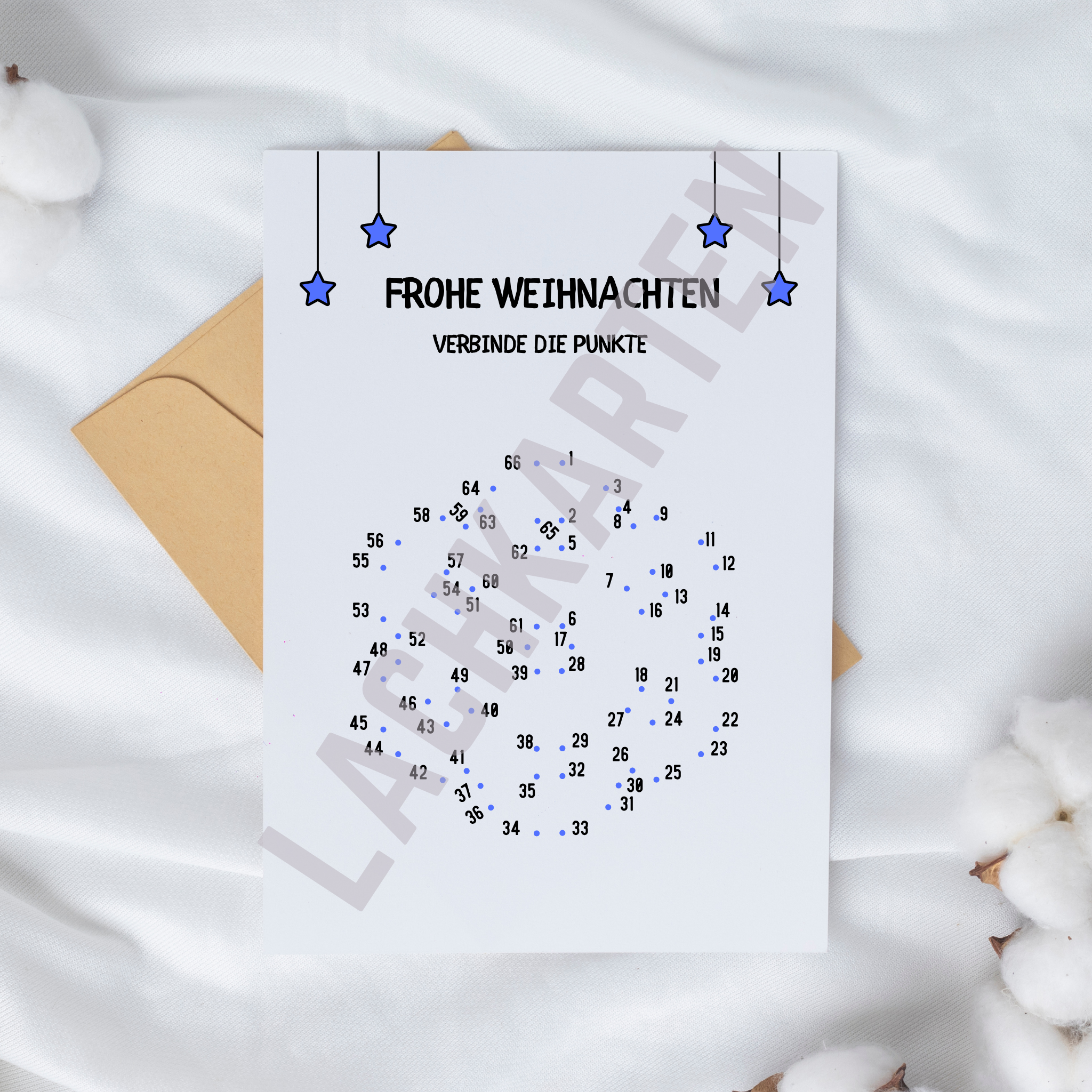 Schneeflocke punktiert