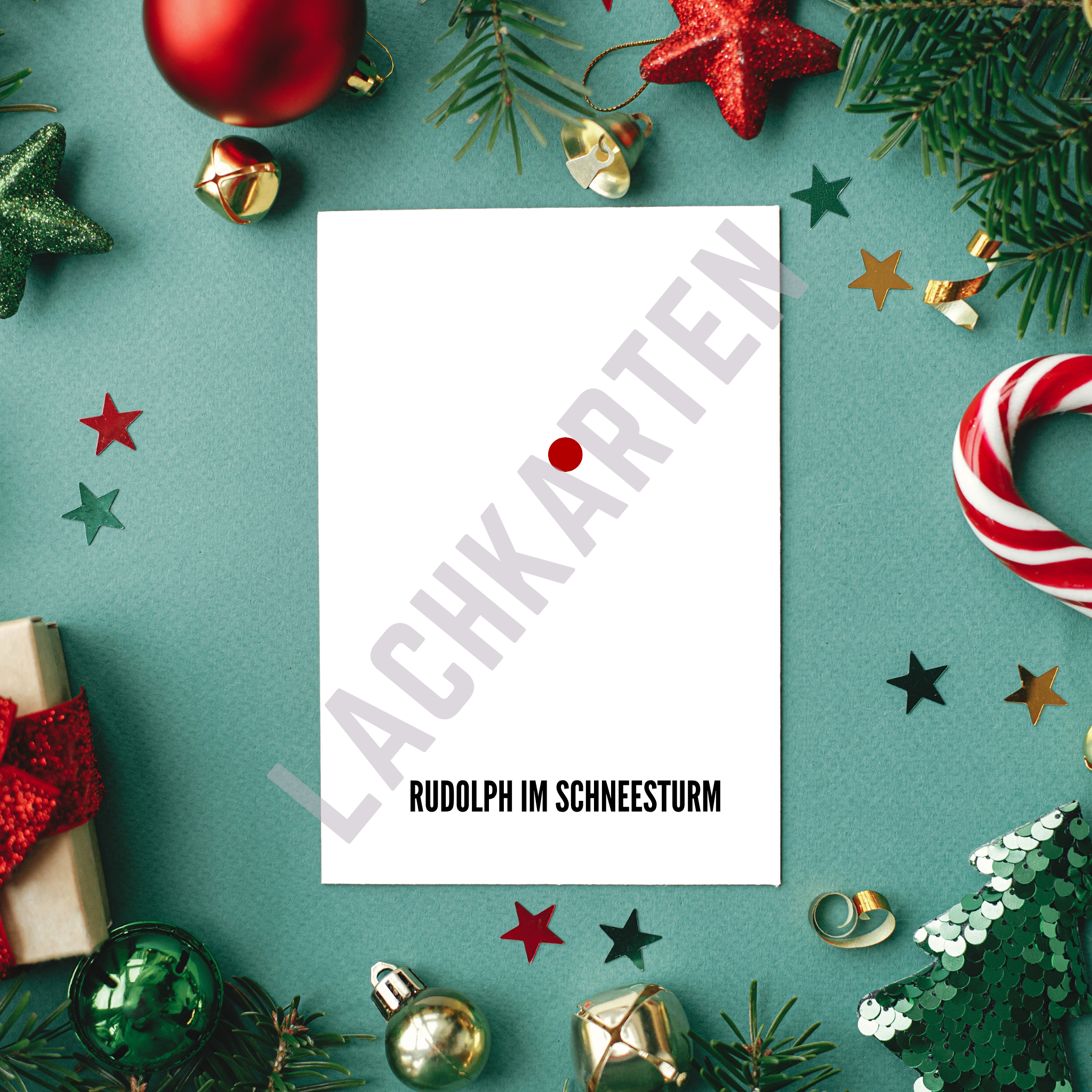 Rudolph im Schneesturm